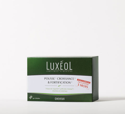 supplement luxeol on white background
